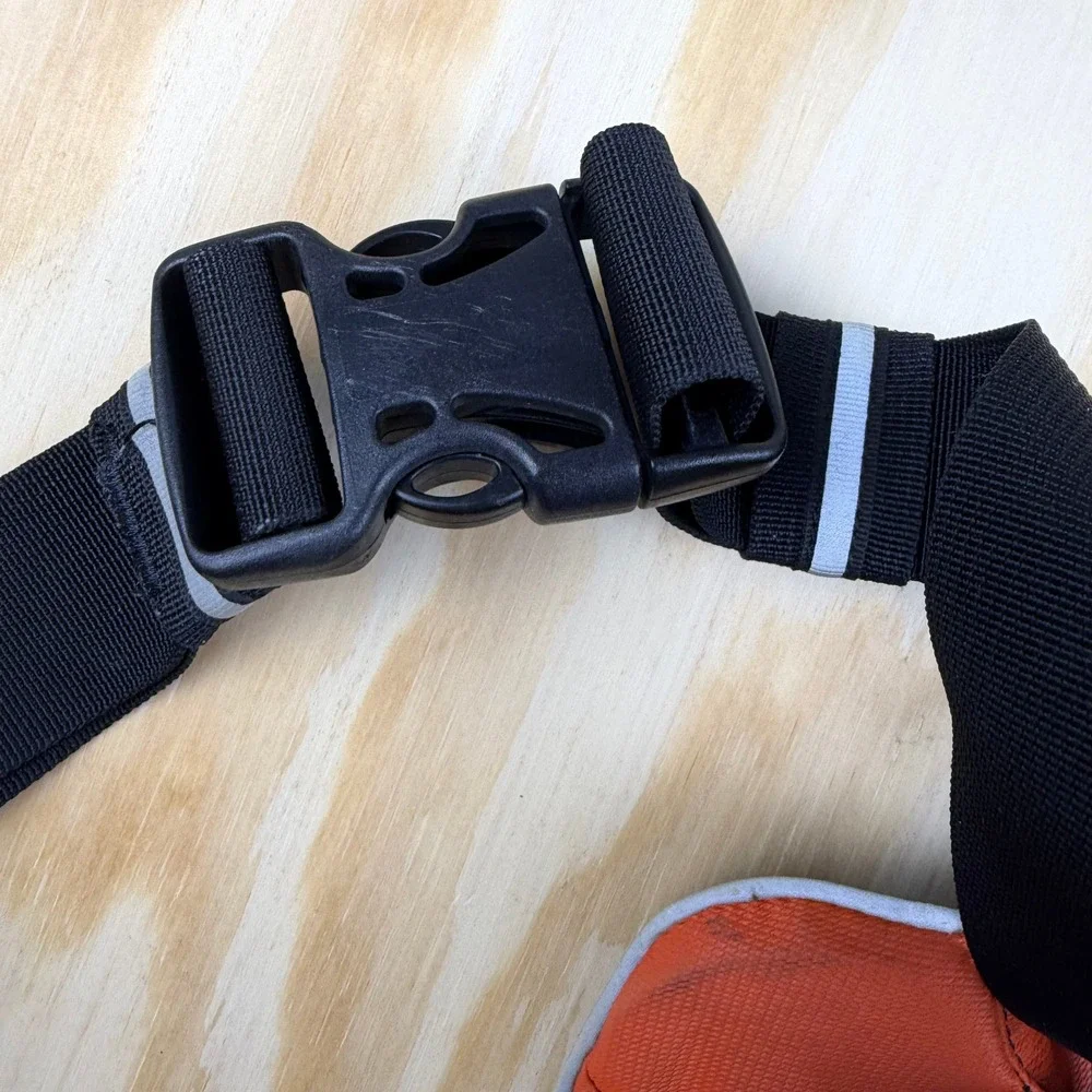 The North Face Running Hydration Waist Belt Orange Water Bottle Holster Pack